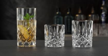 carafe and rocks glasses